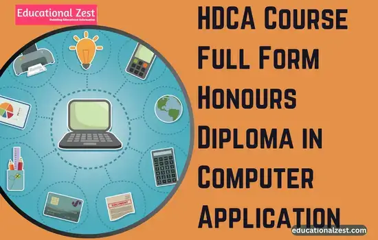 HDCA Course Full Form