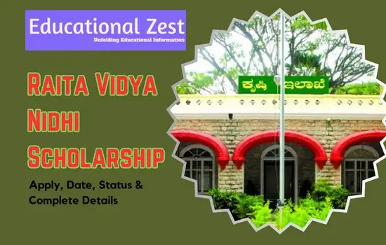Raita Vidya Nidhi Scholarship Date, Eligbility, Document, Apply, Status